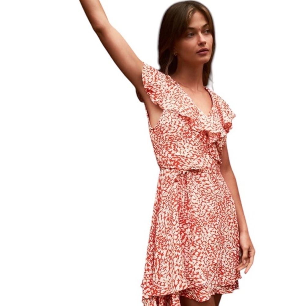 FREE PEOPLE FRENCH QUARTER WRAP MINI‎ DRESS SIZE MEDIUM